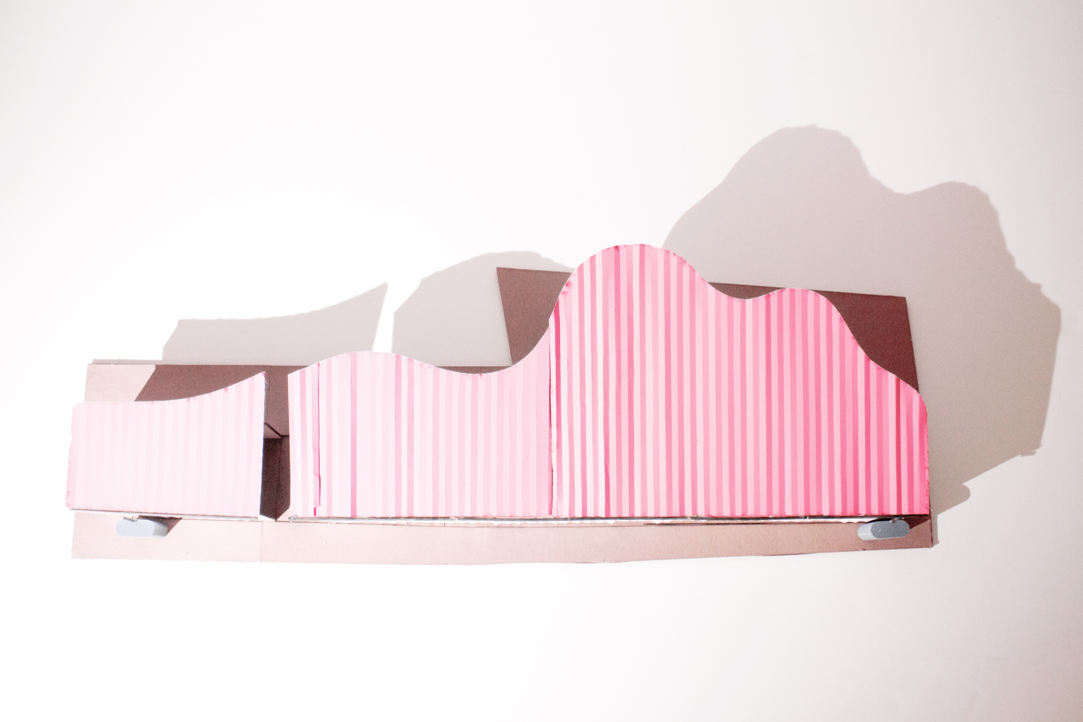 Photograph of the physical model from above
